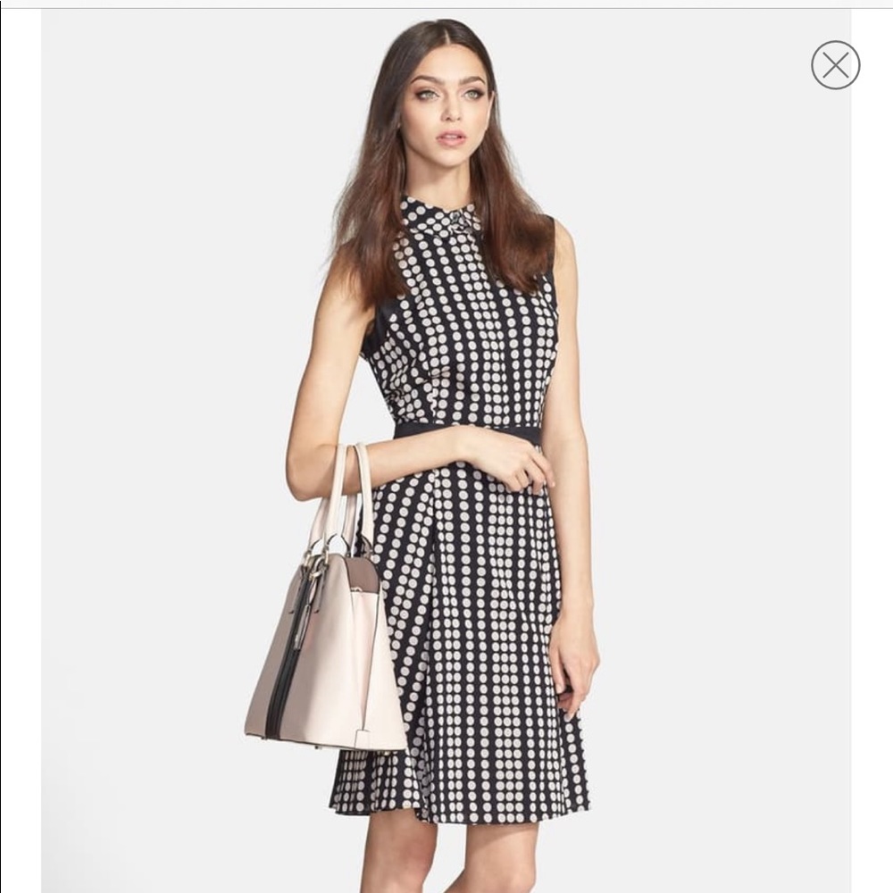 Tory Burch Silk Polka Dot Black Katy Dress